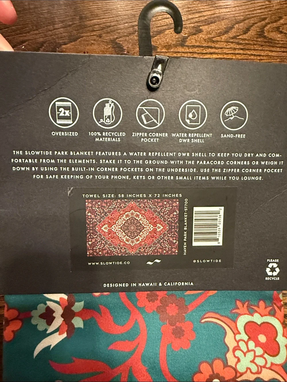 Slowtide Park Blanket - Haven Packable Blanket